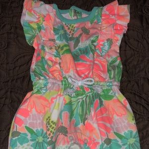 Cat and Jack Floral Romper